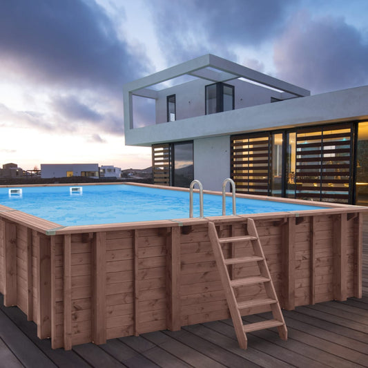 Piscina in Legno Rettangolare Pearl Of South