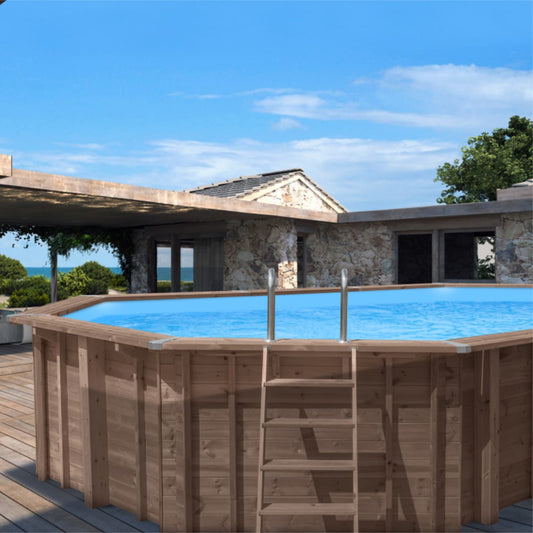 Piscina in Legno Ovale Vacation Eden